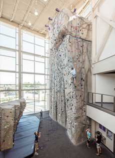 Climbing wall